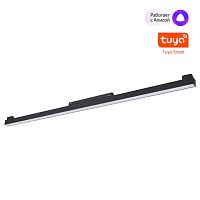 NOVOTECH 359633 SHINO NT25 144 черный Трековый низковольт. св-к диммир. со сменой цв.температуры, пульт ДУ/Tuya Smart Life IP20 LED 30W 48V 3000-6000K FLUM