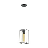 LUMION 3728/1 SUSPENTIONI LN26 413 черный Подвес E27 1*60W 220V ELLIOT