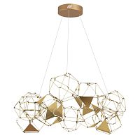 ODEON LIGHT 5086/56L L-VISION ODL25 291 античная бронза/металл Люстра LED 56W 4000K 3360Лм TRELLIS