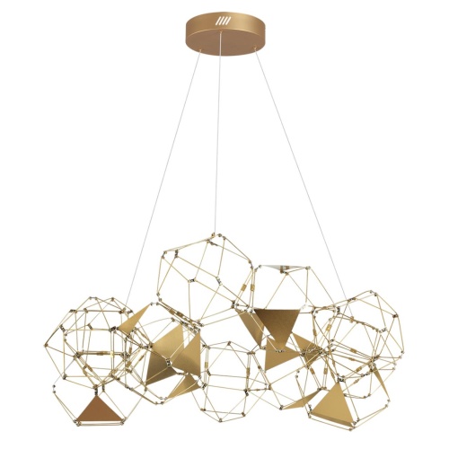 ODEON LIGHT 5086/56L L-VISION ODL25 291 античная бронза/металл Люстра LED 56W 4000K 3360Лм TRELLIS