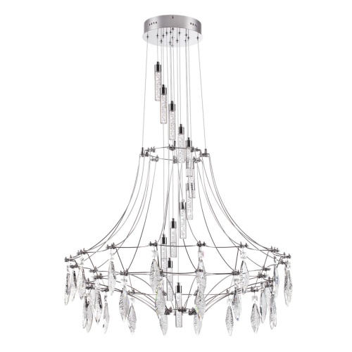 ODEON LIGHT EXCLUSIVE 6699/51L CLASSIC ODL_EX25 067 Люстра хром/металл/хрусталь IP20 LED 51W 4000K FLAMENCO
